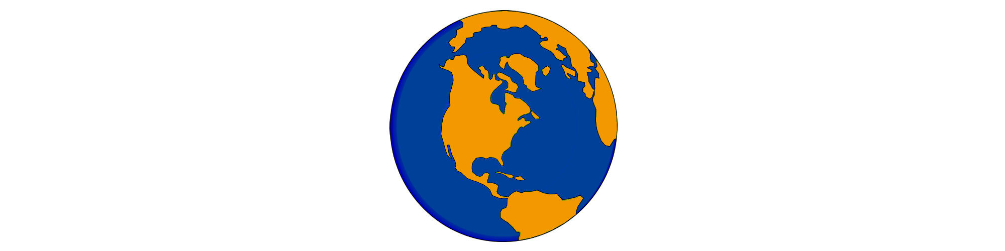  Click here for the globe icon in orange and blue colors