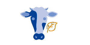 Icon of organic cow